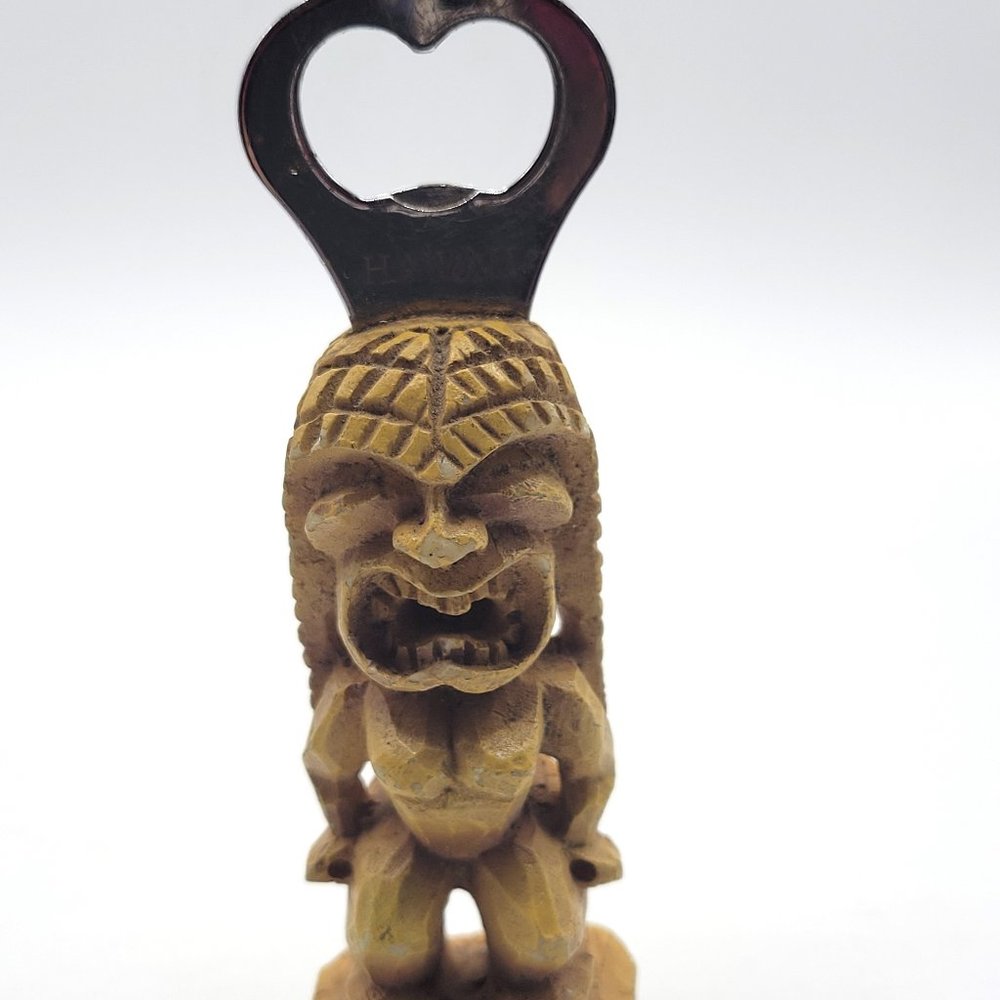 Hawaii Tiki God Resin Bottle Opener Souvenir